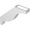 Ekena Millwork 3 1/2-in. W x 20-in. D x 20-in. H Funston Architectural Grade PVC Knee Brace BRCP035X20X20FST - alternate 5